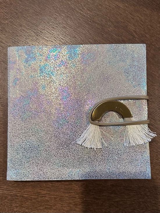 Anthropologie Other - Anthropologie Holographic Leather Sketchbook/Notebook